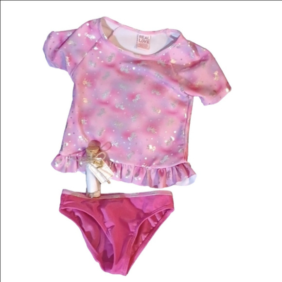 REAL LOVE Other - REAL LOVE 2 PIECE BATHING SUIT 24 MONTHS.